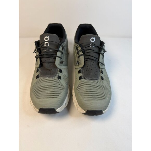 ON Cloud Sky Running Sneakers Women Size 10.5 Green/Grey Athletic Slip On Shoes - Picture 2 of 13
